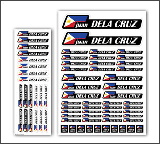 Motorcycle Labels